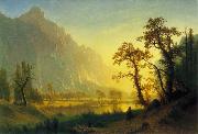 Albert Bierstadt Sunrise, Yosemite Valley France oil painting artist